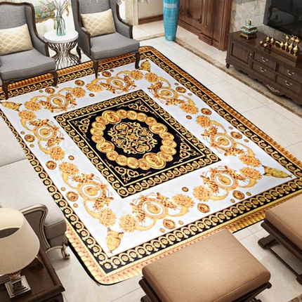 爵仕 2023轻奢大地垫客厅大地毯复古 布洛克