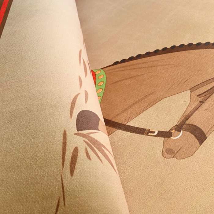 91家纺网 家纺一手货源 找家纺 爵仕 2023轻奢大地垫客厅大地毯复古 郎世宁