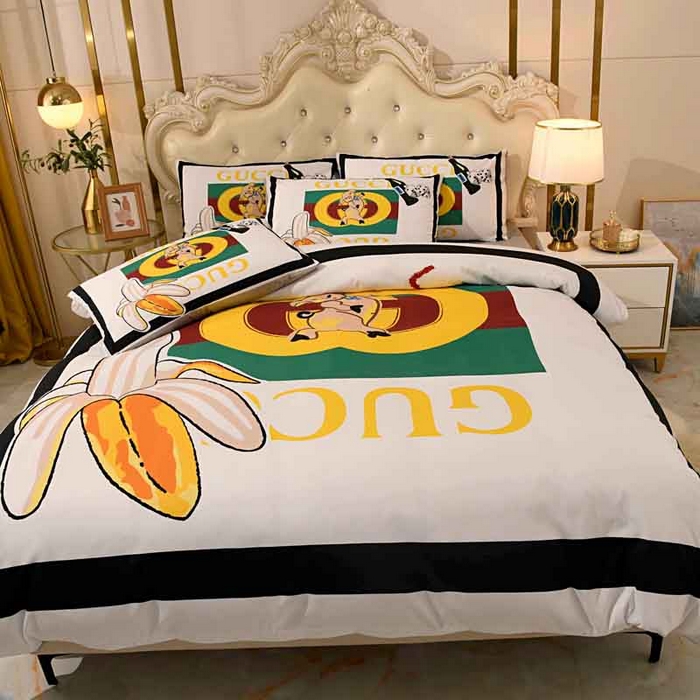 91家纺网 家纺一手货源 找家纺 爵仕 2023新款轻奢简约风全棉四件套 PIG