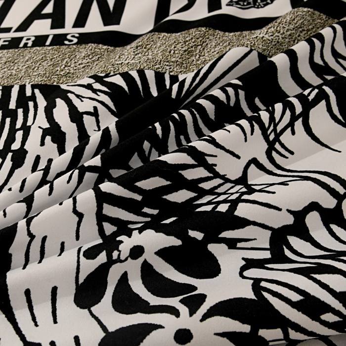 91家纺网 家纺一手货源 找家纺 爵仕 2023新款轻奢简约风全棉四件套 D家黑