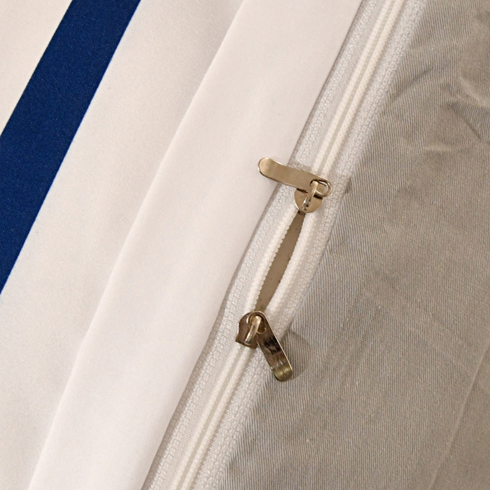 91家纺网 家纺一手货源 找家纺 爵仕 2023新款轻奢简约风全棉四件套 D家蓝