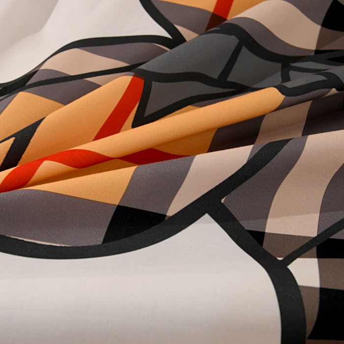 91家纺网 家纺一手货源 找家纺 爵仕 2023新款轻奢简约风全棉四件套 格子熊