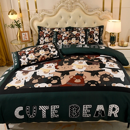 91家纺网 家纺一手货源 找家纺 （总）爵仕 2023新款直播供货轻奢简约风全棉四件套