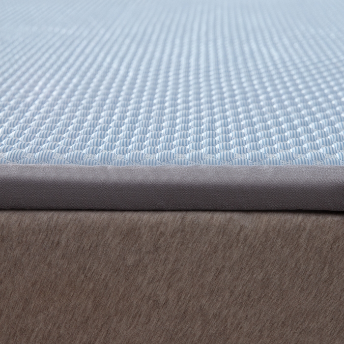 91家纺网 家纺一手货源 找家纺 （总）北辰 2023新款3D凉感豆豆凉席地垫床垫-床边