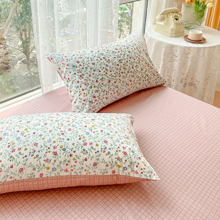 91家纺网 家纺一手货源 找家纺 （总）金丝鸟 2023新款全棉小碎花四件套系列