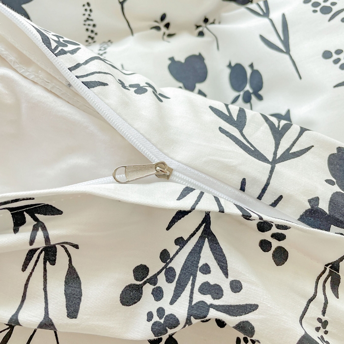 91家纺网 家纺一手货源 找家纺 金丝鸟 2023新款全棉小碎花四件套系列 沐心