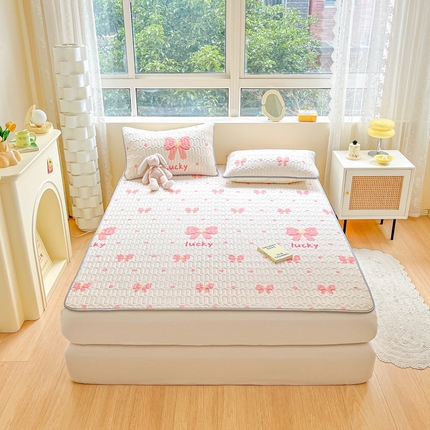 2023新款乳胶凉席 幸运蝴蝶结