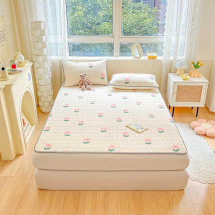 2023新款乳胶凉席 郁金香