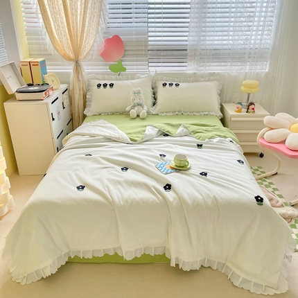 2023新款夏被四件套 小黑花