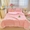 91家纺网 家纺一手货源 找家纺 2023新款夏被四件套 花花白兔-粉