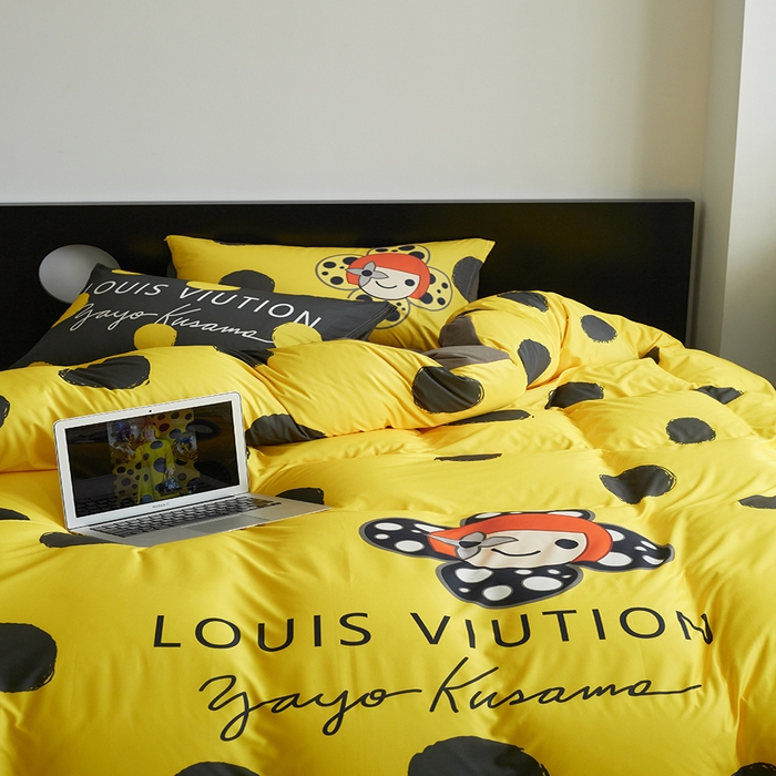 91家纺网 家纺一手货源 找家纺 （总）花沐2023新款全棉针织棉四件套