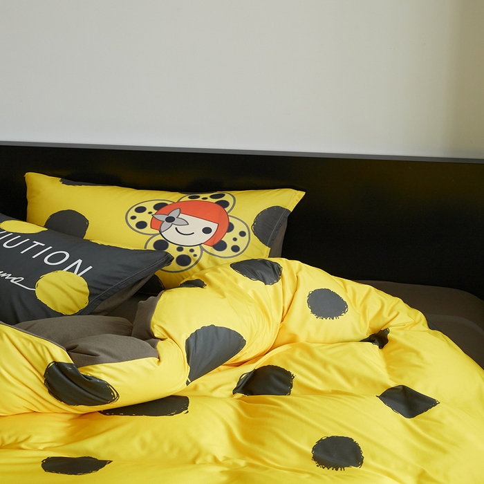 91家纺网 家纺一手货源 找家纺 （总）花沐2023新款全棉针织棉四件套