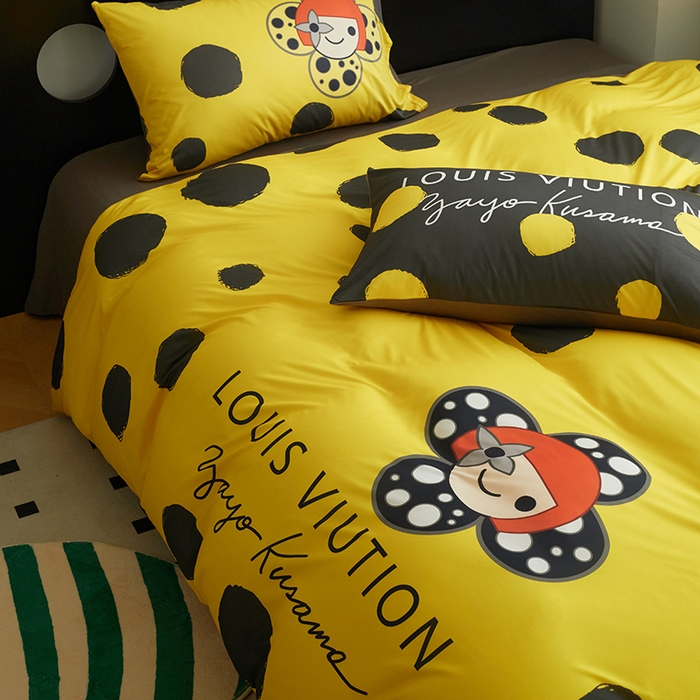 91家纺网 家纺一手货源 找家纺 （总）花沐2023新款全棉针织棉四件套