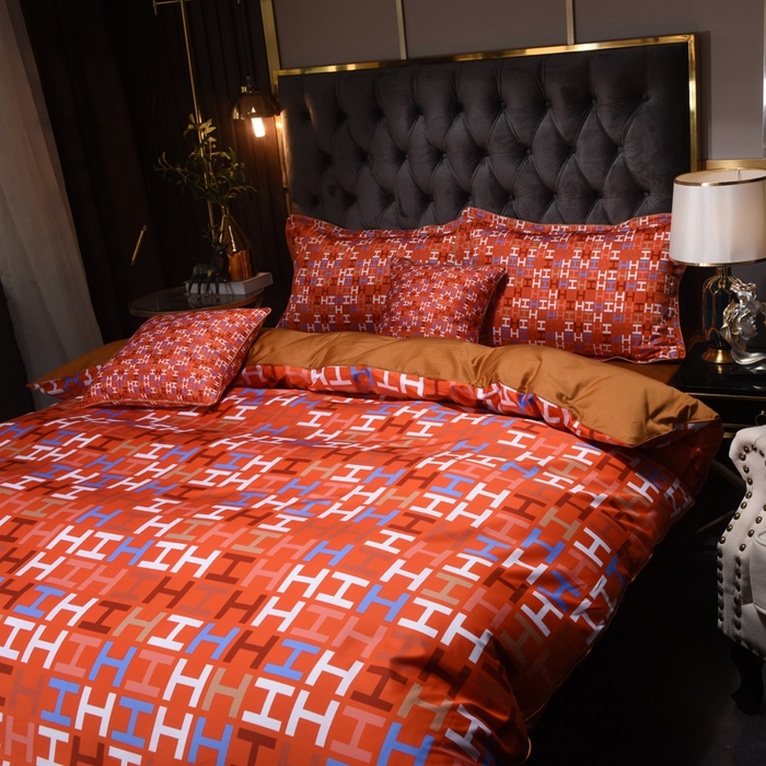 91家纺网 家纺一手货源 找家纺 爵仕2023高端60支埃及长绒棉四件套 H