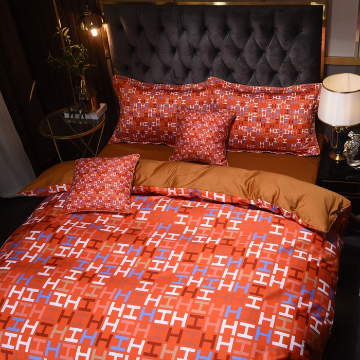 91家纺网 家纺一手货源 找家纺 爵仕2023高端60支埃及长绒棉四件套 H