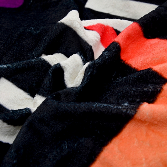 91家纺网 家纺一手货源 找家纺 爵仕 2023新款暴力熊系列牛奶绒四件套 酷酷黑