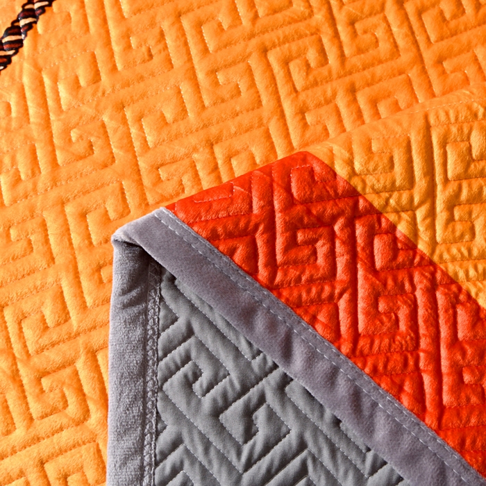 91家纺网 家纺一手货源 找家纺 爵仕家纺 2025新款高端加厚数码印花宝宝绒床盖三件套四季可用 皇马