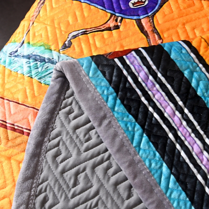 91家纺网 家纺一手货源 找家纺 爵仕家纺 2025新款高端加厚数码印花宝宝绒床盖三件套四季可用 十骏马