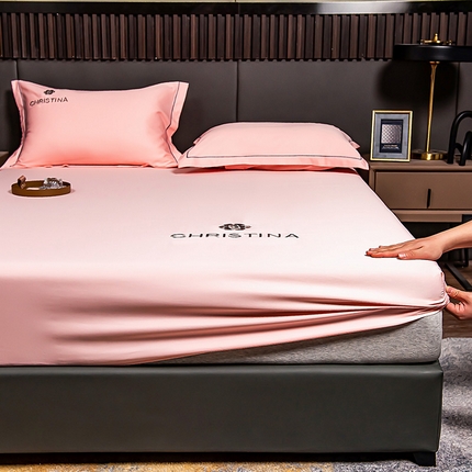 91家纺网 家纺一手货源 找家纺 （总）丽美人 2023新款水洗真丝床笠款凉席山茶花系列