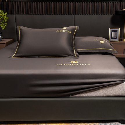 91家纺网 家纺一手货源 找家纺 （总）丽美人 2023新款水洗真丝床笠款凉席山茶花系列