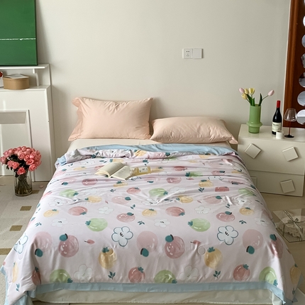 91家纺网 家纺一手货源 找家纺 （总）顾里 2023新款小茶芯天丝莫代尔夏被