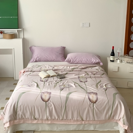 91家纺网 家纺一手货源 找家纺 （总）顾里 2023新款小茶芯天丝莫代尔夏被