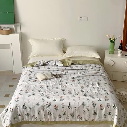 91家纺网 家纺一手货源 找家纺 （总）顾里 2023新款小茶芯天丝莫代尔夏被