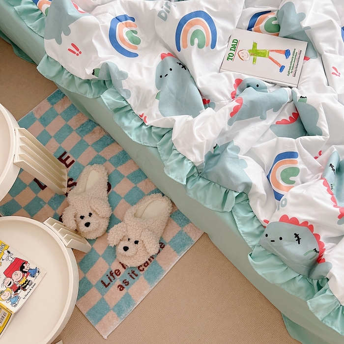 91家纺网 家纺一手货源 找家纺 （总）顾里 2023新款韩系ins夏被套件