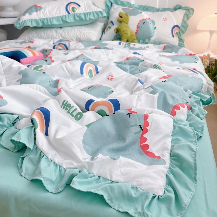 91家纺网 家纺一手货源 找家纺 （总）顾里 2023新款韩系ins夏被套件