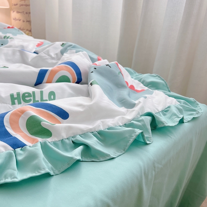 91家纺网 家纺一手货源 找家纺 （总）顾里 2023新款韩系ins夏被套件