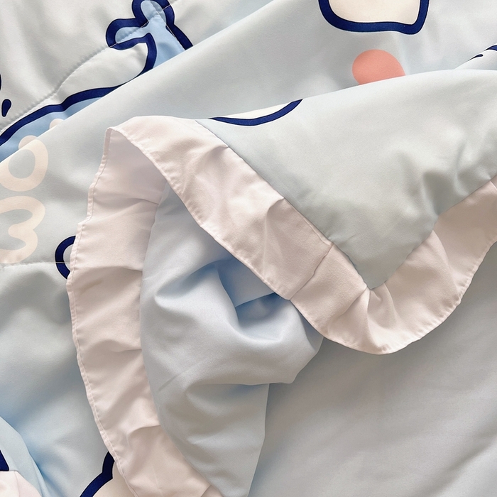 91家纺网 家纺一手货源 找家纺 顾里 2023新款韩系ins夏被套件 海洋世界