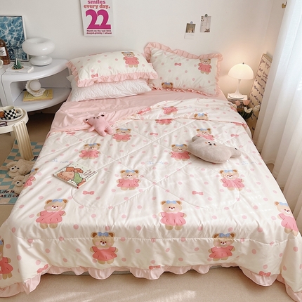 91家纺网 家纺一手货源 找家纺 （总）顾里 2023新款韩系ins夏被套件