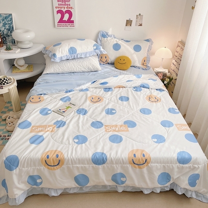 91家纺网 家纺一手货源 找家纺 （总）顾里 2023新款韩系ins夏被套件