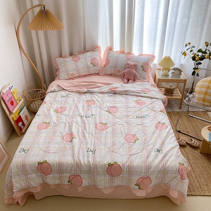 91家纺网 家纺一手货源 找家纺 （总）顾里 2023新款韩系ins夏被套件