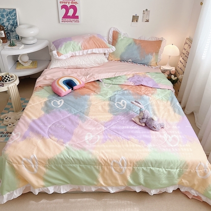 91家纺网 家纺一手货源 找家纺 （总）顾里 2023新款韩系ins夏被套件