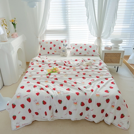 91家纺网 家纺一手货源 找家纺 （总）丽美人 2023新款A类针织棉夏被