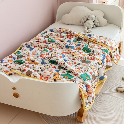 91家纺网 家纺一手货源 找家纺 （总）艾佳宝贝 2023新款春夏凉感丝儿童糖果夏被