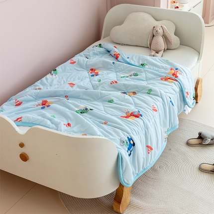 91家纺网 家纺一手货源 找家纺 （总）艾佳宝贝 2023新款春夏凉感丝儿童糖果夏被