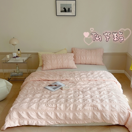 91家纺网 家纺一手货源 找家纺 （总）顾里 2023新款仙女泡泡纱夏被