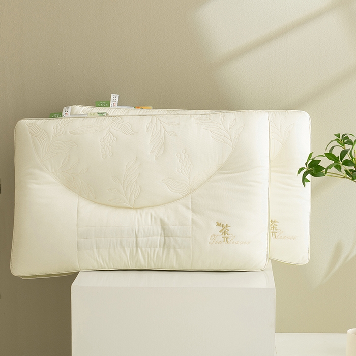 91家纺网 家纺一手货源 找家纺 爱尚家枕芯2023新款花香茶π元气枕 48*74cm