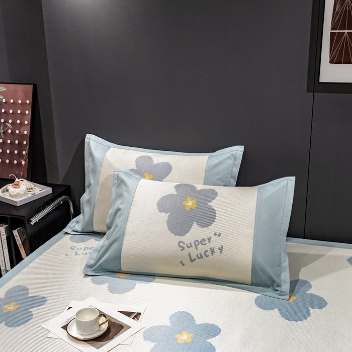 91家纺网 家纺一手货源 找家纺 全季家居 2023新款A类数码印花枕套 幸运花 