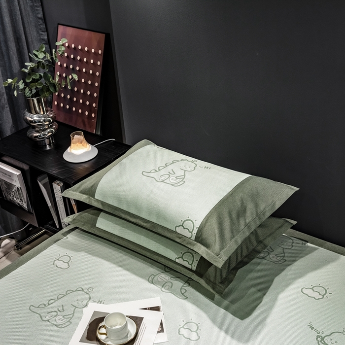 91家纺网 家纺一手货源 找家纺 全季家居 2023新款A类数码印花枕套 小恐龙