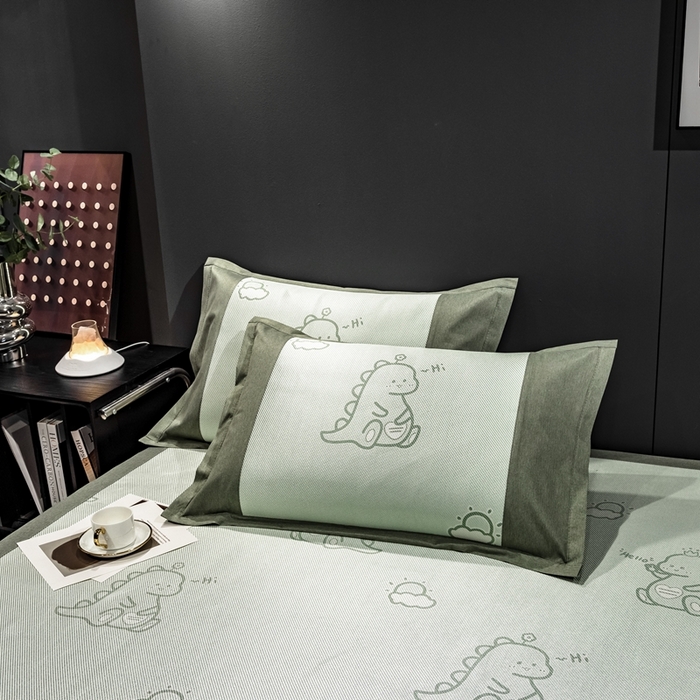 91家纺网 家纺一手货源 找家纺 全季家居 2023新款A类数码印花枕套 小恐龙