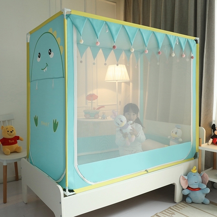 91家纺网 家纺一手货源 找家纺 （总）富莱星 2023新款儿童卡通坐床蚊帐