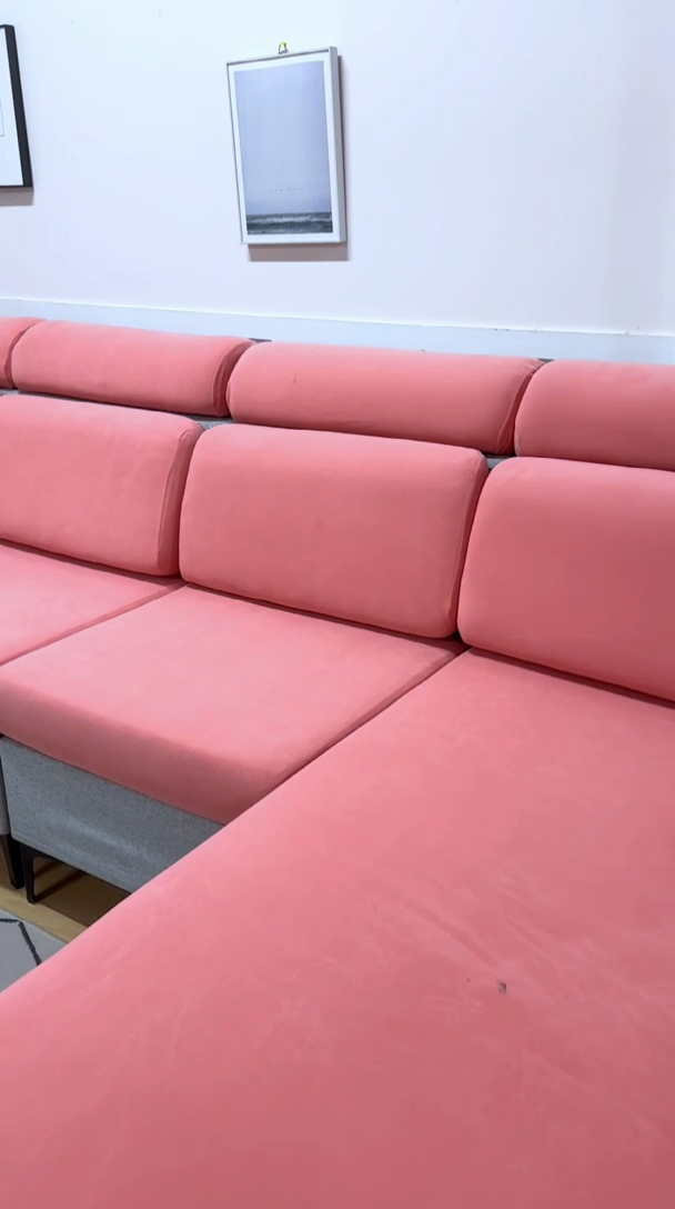 91家纺网 家纺一手货源 找家纺 千彤沙发垫 2023新款云感棉沙发笠 豆沙