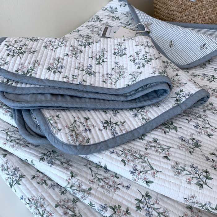 91家纺网 家纺一手货源 找家纺 汇庭2023新款大鹅水洗棉220*240床盖三件套 艾莉庄园