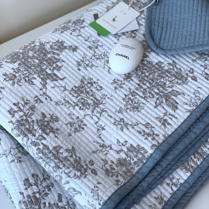 91家纺网 家纺一手货源 找家纺 汇庭2023新款大鹅水洗棉220*240床盖三件套 艾菲尔庄园