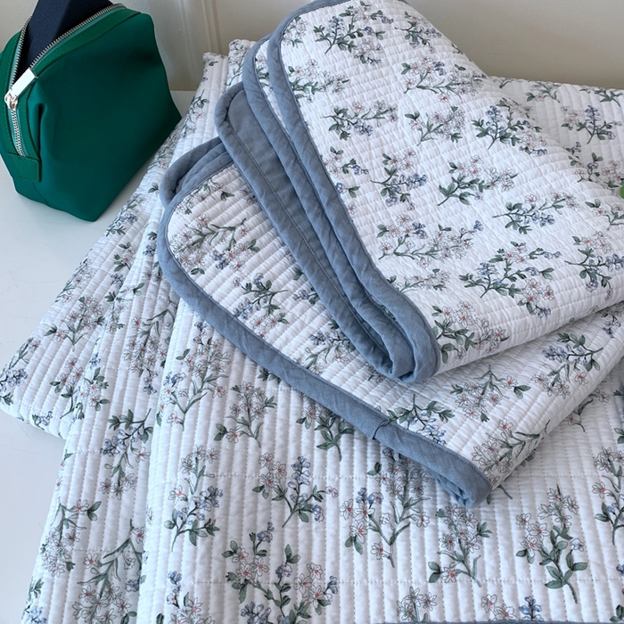 91家纺网 家纺一手货源 找家纺 汇庭2023新款大鹅水洗棉220*240床盖三件套 艾莉庄园