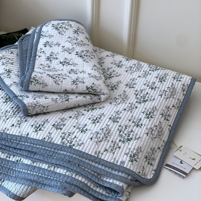 91家纺网 家纺一手货源 找家纺 汇庭2023新款大鹅水洗棉220*240床盖三件套 艾莉庄园