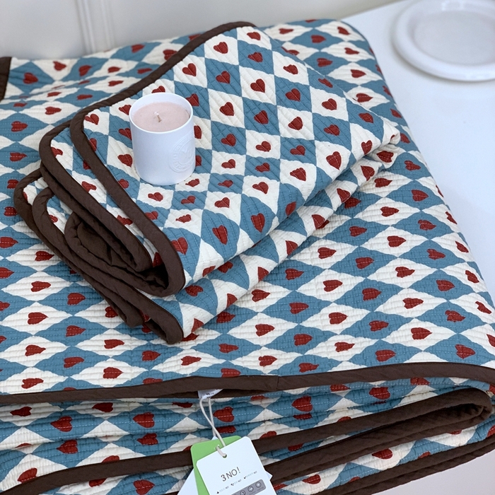 91家纺网 家纺一手货源 找家纺 汇庭2023新款大鹅水洗棉220*240床盖三件套 洛伊庄园